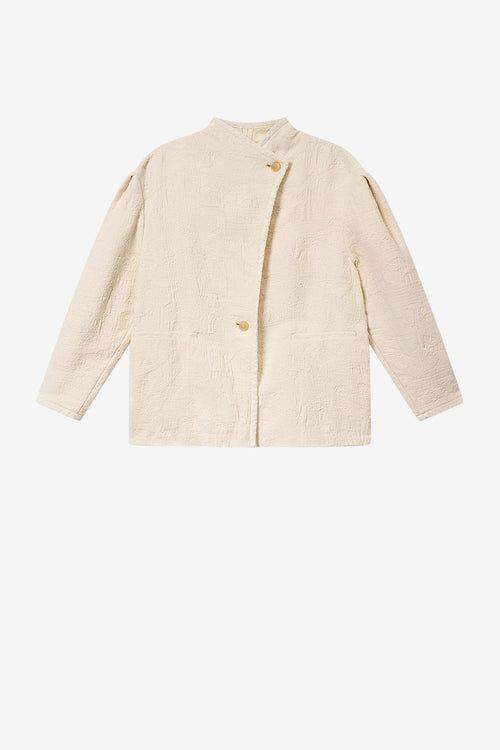 Uadie Short Textured Cotton Coat Uadie Short Textured Cotton Coat