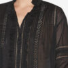 Valda Openwork Cotton Voile Shirt Valda Openwork Cotton Voile Shirt