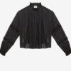 Valda Openwork Cotton Voile Shirt Valda Openwork Cotton Voile Shirt