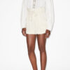 Valmira Cotton and Linen Blend Blouse