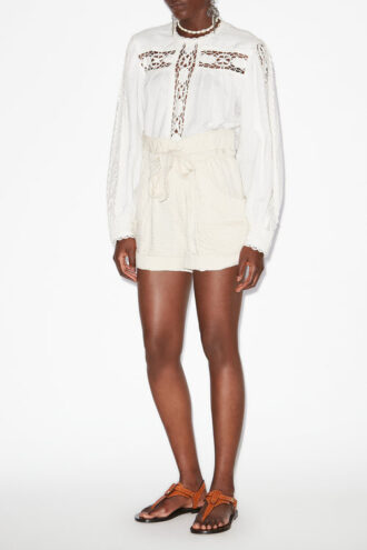 Valmira Cotton and Linen Blend Blouse Valmira Cotton and Linen Blend Blouse