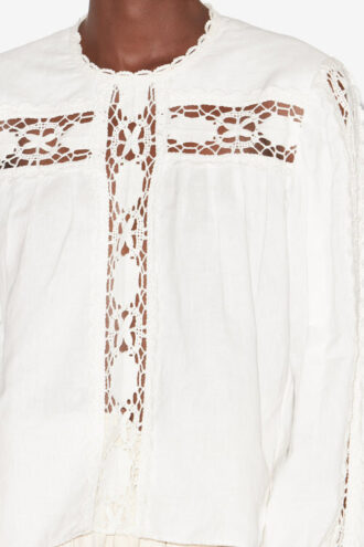 Valmira Cotton and Linen Blend Blouse Valmira Cotton and Linen Blend Blouse