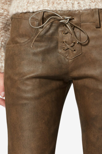 Vanel Shiny Lambskin Leather Pants Vanel Shiny Lambskin Leather Pants