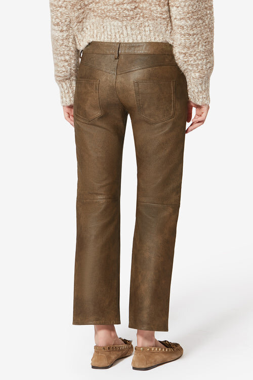 Vanel Shiny Lambskin Leather Pants Vanel Shiny Lambskin Leather Pants