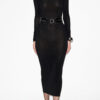 Vanessa Roll Neck Dress in Plain-Colored Jersey Vanessa Roll Neck Dress in Plain-Colored Jersey