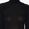 Vanessa Roll Neck Dress in Plain-Colored Jersey Vanessa Roll Neck Dress in Plain-Colored Jersey