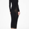 Vanessa Roll Neck Dress in Plain-Colored Jersey Vanessa Roll Neck Dress in Plain-Colored Jersey