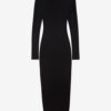 Vanessa Roll Neck Dress in Plain-Colored Jersey Vanessa Roll Neck Dress in Plain-Colored Jersey