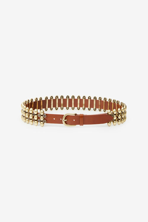 Varana Leather and Metal Belt Varana Leather and Metal Belt