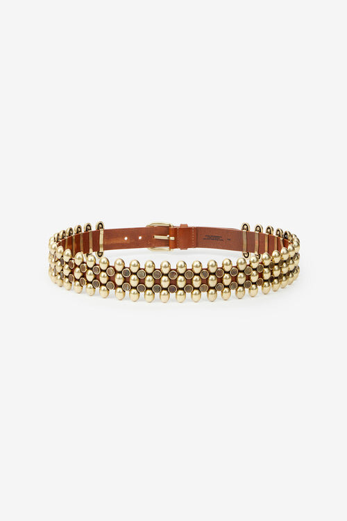 Varana Leather and Metal Belt Varana Leather and Metal Belt