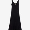 Velma Long Pleated Knit Dress Velma Long Pleated Knit Dress