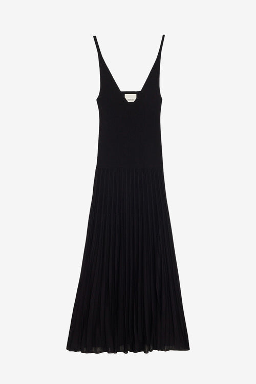 Velma Long Pleated Knit Dress Velma Long Pleated Knit Dress