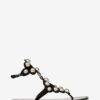 Velvee Jeweled Suede Leather Sandals