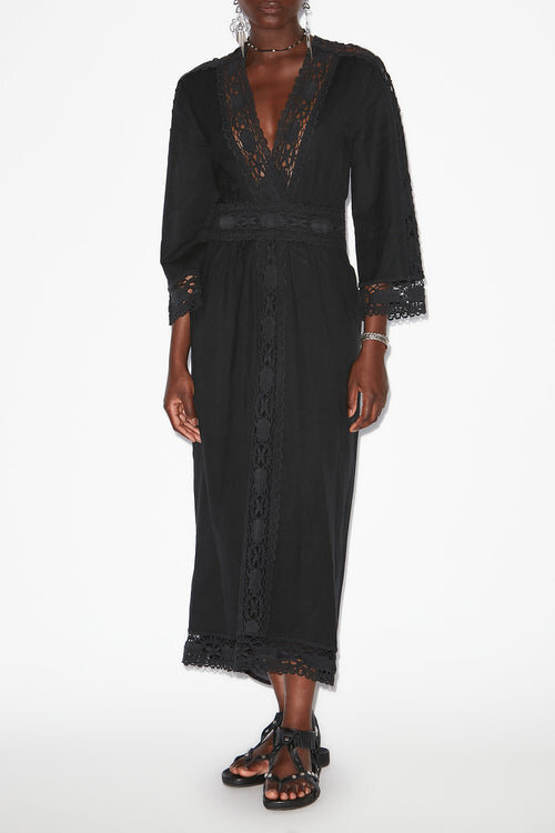 Veona Long Cotton and Linen Blend Dress Veona Long Cotton and Linen Blend Dress