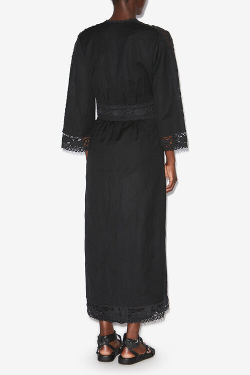 Veona Long Cotton and Linen Blend Dress Veona Long Cotton and Linen Blend Dress