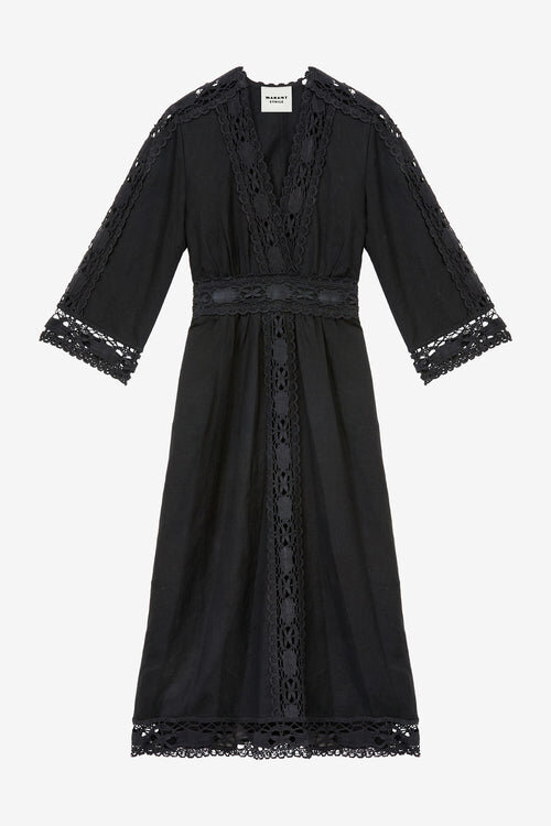 Veona Long Cotton and Linen Blend Dress Veona Long Cotton and Linen Blend Dress