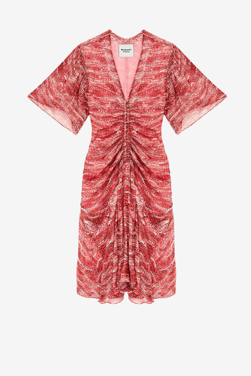 Vivienne Short Printed Muslin Dress Vivienne Short Printed Muslin Dress