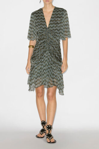 Vivienne Short Printed Muslin Dress Vivienne Short Printed Muslin Dress