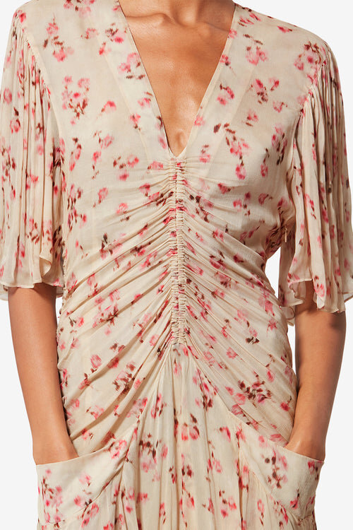 Vivienne Short Printed Muslin Dress Vivienne Short Printed Muslin Dress