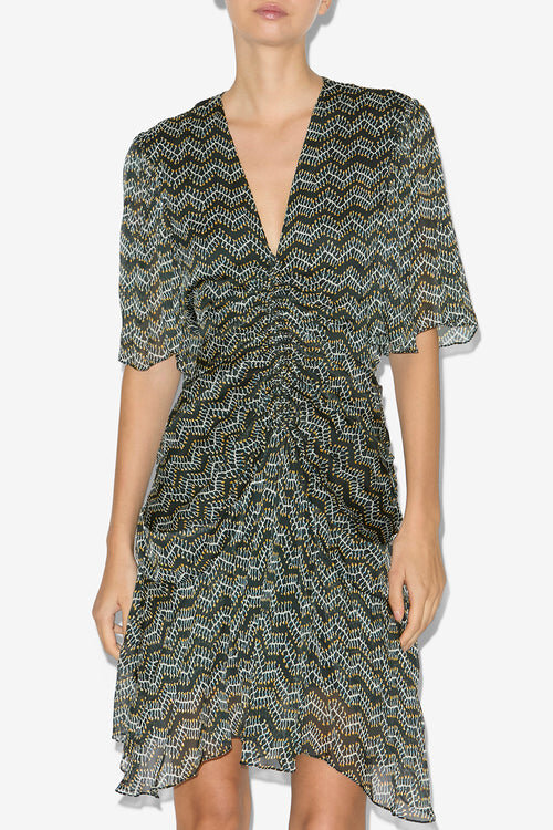 Vivienne Short Printed Muslin Dress Vivienne Short Printed Muslin Dress