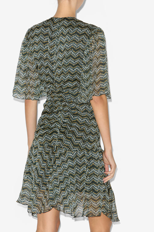 Vivienne Short Printed Muslin Dress Vivienne Short Printed Muslin Dress