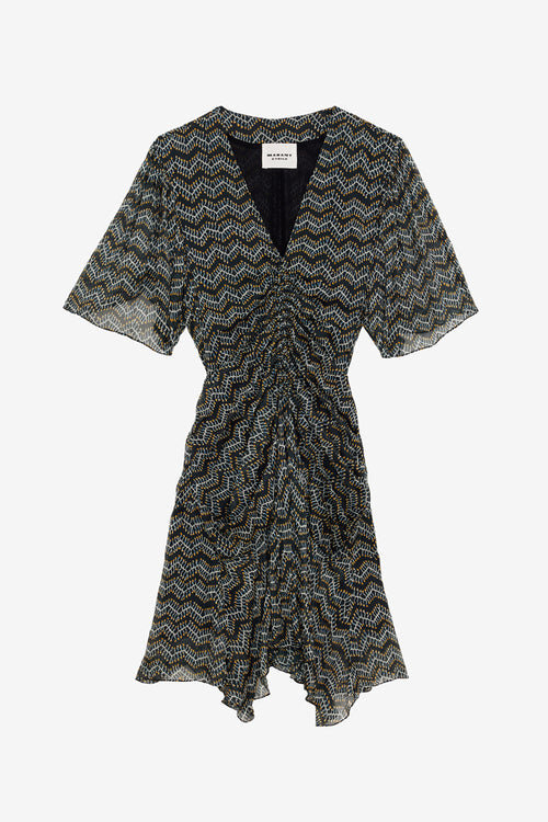 Vivienne Short Printed Muslin Dress Vivienne Short Printed Muslin Dress
