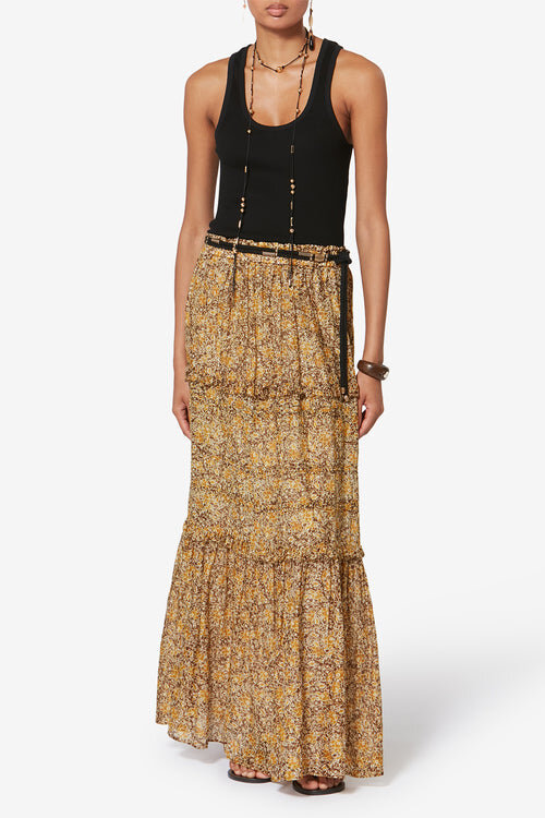 Volomia Frilly Organic Cotton Voile Skirt Volomia Frilly Organic Cotton Voile Skirt