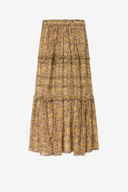 Volomia Frilly Organic Cotton Voile Skirt Volomia Frilly Organic Cotton Voile Skirt