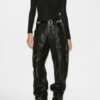 Vonda Draped Top in Plain-Colored Jersey Vonda Draped Top in Plain-Colored Jersey
