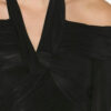 Vonda Draped Top in Plain-Colored Jersey Vonda Draped Top in Plain-Colored Jersey