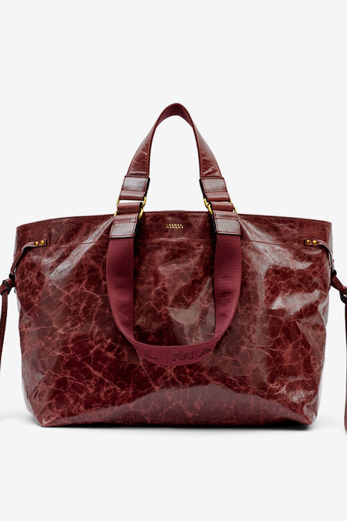 Wardy Shiny Leather Tote Bag Wardy Shiny Leather Tote Bag
