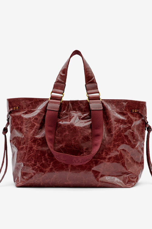 Wardy Shiny Leather Tote Bag Wardy Shiny Leather Tote Bag