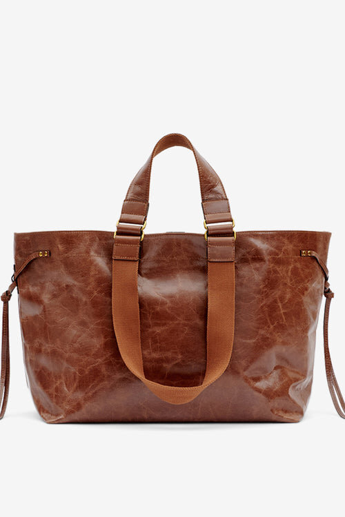 Wardy Shiny Leather Tote Bag Wardy Shiny Leather Tote Bag