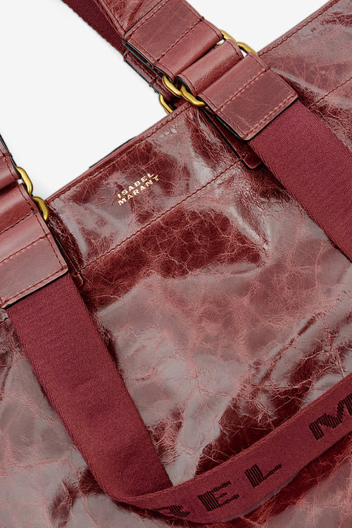 Wardy Shiny Leather Tote Bag Wardy Shiny Leather Tote Bag