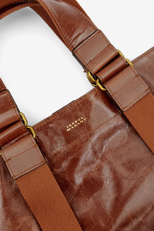 Wardy Shiny Leather Tote Bag Wardy Shiny Leather Tote Bag