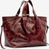 Wardy Shiny Leather Tote Bag Wardy Shiny Leather Tote Bag