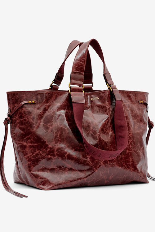 Wardy Shiny Leather Tote Bag Wardy Shiny Leather Tote Bag