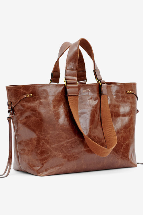 Wardy Shiny Leather Tote Bag Wardy Shiny Leather Tote Bag