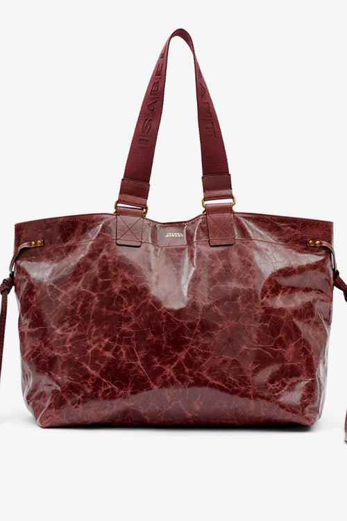 Wardy Shiny Leather Tote Bag Wardy Shiny Leather Tote Bag