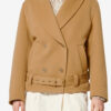Warna Men’S Short Virgin Wool and Cashmere Coat