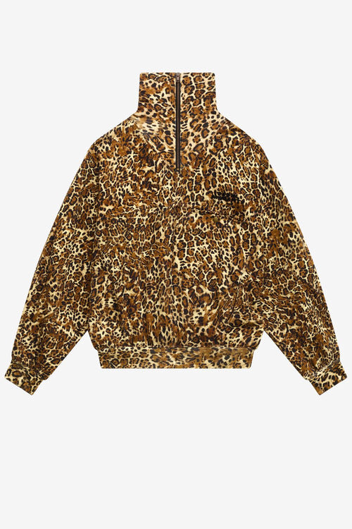 Wilda Printed Stand-Up Collar Sweatshirt Wilda Printed Stand-Up Collar Sweatshirt
