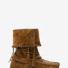 Winki Boots in Braided and Suede Leather Winki Boots in Braided and Suede Leather