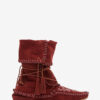 Winki Boots in Braided and Suede Leather Winki Boots in Braided and Suede Leather