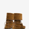 Winki Boots in Braided and Suede Leather Winki Boots in Braided and Suede Leather