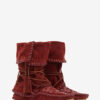 Winki Boots in Braided and Suede Leather Winki Boots in Braided and Suede Leather