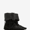 Winki Boots in Braided and Suede Leather Winki Boots in Braided and Suede Leather