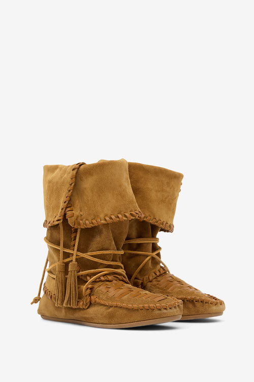 Winki Braided Leather Boots Winki Braided Leather Boots