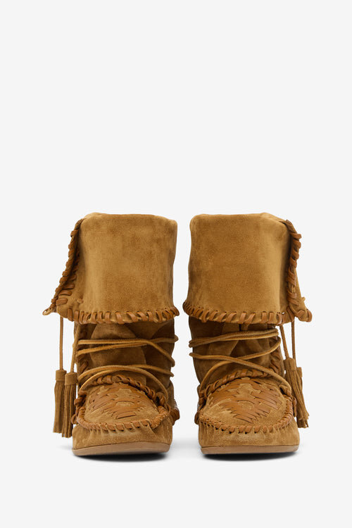 Winki Braided Leather Boots Winki Braided Leather Boots