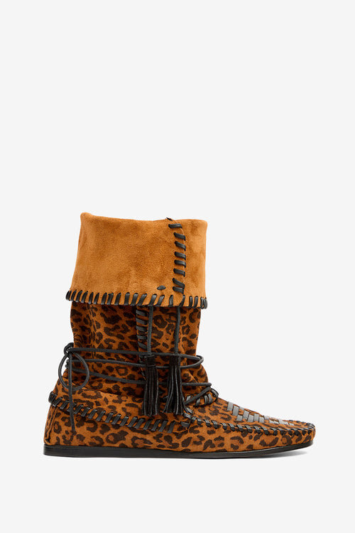 Winki Woven Suede Leather Boots Winki Woven Suede Leather Boots