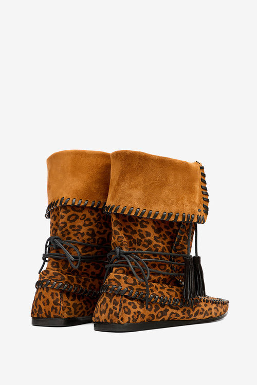 Winki Woven Suede Leather Boots Winki Woven Suede Leather Boots